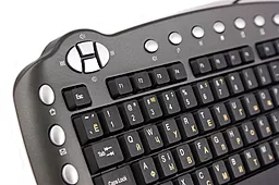 Комплект (клавиатура+мышка) HQ-Tech KM-348 USB Gray - миниатюра 2