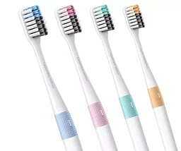 Набор зубных щеток Xiaomi DOCTOR B Colors 4 шт