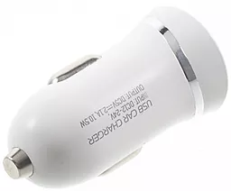 Автомобільний зарядний пристрій LDNio Singl USB Car charger 2.1A White (DL-C12) - мініатюра 2