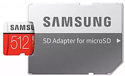 Карта памяти Samsung microSDXC Evo Plus 512 GB Class 10 UHS-І U3 + SD-адаптер (MB-MC512HA) - миниатюра 2