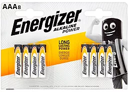 Батарейки Energizer AAA / LR03 Alkaline Power 8шт