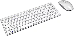 Комплект (клавиатура+мышка) Rapoo (9300M) White