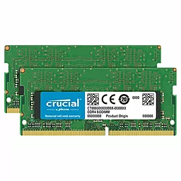 Оперативная память для ноутбука Crucial 8Gb (2x4Gb) DDR4 PC2400 (CT2K4G4SFS824A) - миниатюра 2