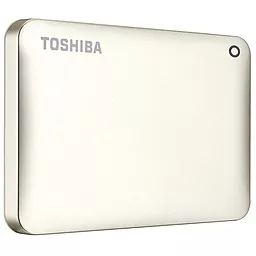 Внешний жесткий диск Toshiba 2.5" 2TB Canvio Connect II Satin gold (HDTC820EC3CA) - миниатюра 2