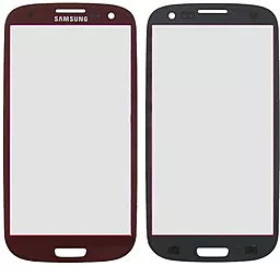Корпусне скло дисплея Samsung Galaxy S4 I9500, I9505 (original) Red