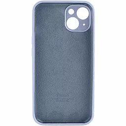 Чехол Silicone Case Full Camera для Apple iPhone 14 Sierra Blue - миниатюра 2