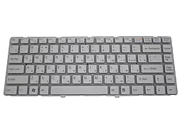 Клавіатура для ноутбуку Sony VPC-EA Series без рамки 148792471 біла