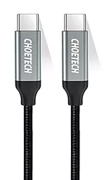 Кабель USB PD Choetech 1.8M USB Type C - Type C Cable Black (XCC-1002)