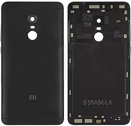 Задня кришка корпусу Xiaomi Redmi Note 4 MediaTek зі склом камери Black