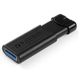 Флешка Verbatim 256GB PinStripe USB 3.0 (49320) Black - миниатюра 2
