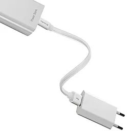 Кабель USB ColorWay 12w 2.4a 0.25m micro USB cable white (CW-CBUM-MUM25W) - миниатюра 4