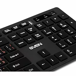 Клавиатура Sven Elegance 5600 USB+HUB Black - миниатюра 3