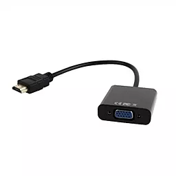 Відео перехідник (адаптер) Cablexpert HDMI to VGA 0.15m (A-HDMI-VGA-03)