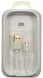 Кабель USB Meizu micro USB Cable White HC - миниатюра 2