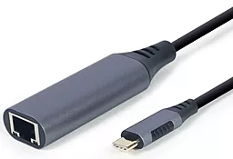 Мережева карта Cablexpert Type-C to RJ45 Grey (A-USB3C-LAN-01)