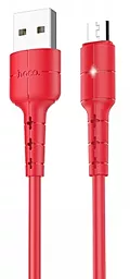 Кабель USB Hoco X30 Star micro USB Cable Red