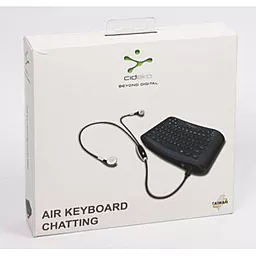 Клавиатура Cideko Air Keyboard iChat w.Mic&Vol. control (AK 05) Black - миниатюра 4