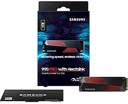 SSD Накопитель Samsung 990 Pro w/heatsink 1TB M.2 NVMe (MZ-V9P1T0GW) - миниатюра 10