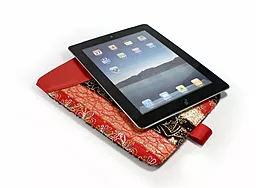 Чехол для планшета Tuff-Luv Marrakesh Pull-Tab Case Cover for iPad 2,3,4 Medina Red (E5_9) - миниатюра 4