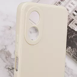 Чехол Silicone Case Candy Full Camera для Oppo A38 / A18 Antigue White - миниатюра 5
