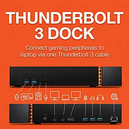 Внешний жесткий диск Seagate FireCuda Gaming Dock 4TB LAN/Thunderbolt3/USB3.1 (STJF4000400) - миниатюра 11