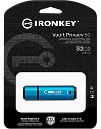 Флешка Kingston 32 GB IronKey Vault Privacy 50 (IKVP50/32GB) - миниатюра 5