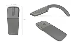 Компьютерная мышка Microsoft ARC Touch BT (7MP-00005) Grey - миниатюра 2