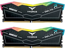 Оперативная память Team T-Force Delta RGB Black DDR5 6400MHz 32GB Kit 2x16GB (FF3D532G6400HC40BDC01)