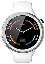 Смарт-годинник Motorola Moto 360 Sport White - мініатюра 2
