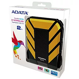 Внешний жесткий диск ADATA 2.5" 2TB (AHD710-2TU3-CYL) - миниатюра 6