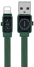 Кабель USB Remax Watch Lightning  Dark Green (RC-113i)