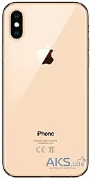 Задняя крышка корпуса Apple iPhone XS со стеклом камеры Original Gold