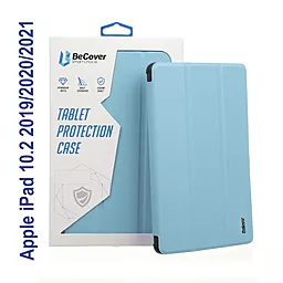Чехол для планшета BeCover Soft Edge с креплением Apple Pencil для Apple iPad 10.2" 7 (2019), 8 (2020), 9 (2021)  Light Blue (706814)
