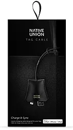Кабель USB Native Union TAG Cable Lightning Black (TAG-L-BLK) - миниатюра 4