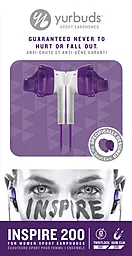 Наушники Yurbuds Inspire 200 For Women Purple - миниатюра 4