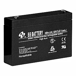 Аккумуляторная батарея BB Battery 6V 9Ah (HR9-6/T2)