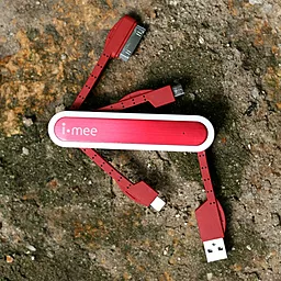 Кабель USB Melkco i-mee кабель 3 в 1 (micro USB/30pin/lightning) - миниатюра 2