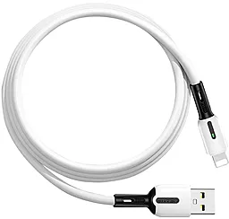 Кабель USB Usams U51 Silicone Lightning Cable White - миниатюра 2