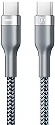 Кабель USB PD Remax Sury 2 RC-010 3А USB Type-C - Type-C Cable Grey