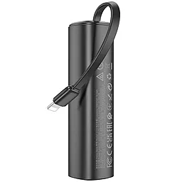 Повербанк Hoco J113 Energy-bar 5000mAh Lightning Black - миниатюра 4