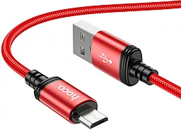 USB Кабель Hoco X89 2.4A micro USB Cable Red