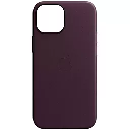 Чехол Apple Leather Case with MagSafe for iPhone 14 Pro Dark Cherry