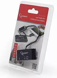 Адаптер-переходник Gembird Micro USB OTG + Cardreader/USB2.0 UHB-OTG-01 - миниатюра 2