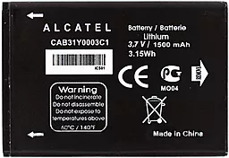 Акумулятор Alcatel One Touch Idol X 6040 / CAB31Y0003C1 (1500 mAh) 12 міс. гарантії