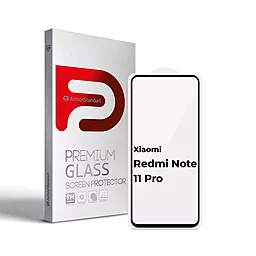 Защитное стекло ArmorStandart Full Glue для Xiaomi Redmi Note 11 Pro Black (ARM62779)