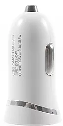 Автомобільний зарядний пристрій LDNio Singl USB Car charger 2.1A White (DL-C12) - мініатюра 3
