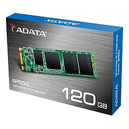 Накопичувач SSD ADATA M.2 120GB SP550 2280 SATA TLC - мініатюра 3