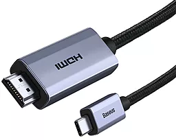 Видеокабель Baseus High Definition Series Graphene HDMI - USB Type-C 4K 60Hz 2М Black (WKGQ010101)