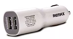 Автомобильное зарядное устройство Remax CarCharger RC-C201 2USB 2,1A White - миниатюра 2