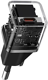 Сетевое зарядное устройство с быстрой зарядкой Baseus Fast Charger GaN5 20W USB-C Black (CCGN050101) - миниатюра 5